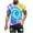 Blue, variant on Mens Shirts Plus Size under $5 Shorts Sleeves Round Neck Casual Printing Pullover Fitness Sports T Shirt Black XL