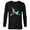 Black, variant on Channel The Ghost and Molly McGee - Long Sleeve T-Shirt for Men – Customized-White