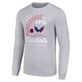 thumbnail image 2 of Men's Starter  Heather Gray Washington Capitals Arch City Theme Graphic Long Sleeve T-Shirt, 2 of 3
