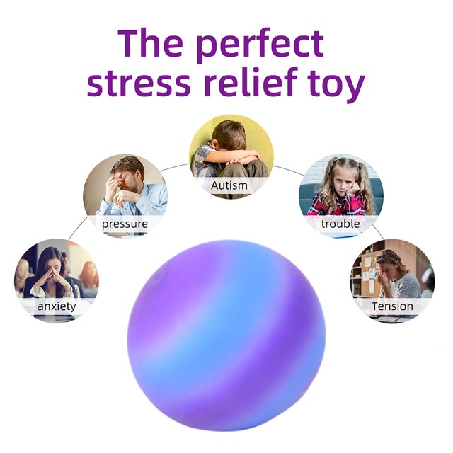 Bolas Sensoriales Coloridas ANGGREK Para el estrés Juguete Para Niños 7 cm