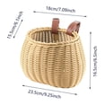 thumbnail image 3 of XINGAG Bike Basket, Front Bicycle Basket, Wicker Bike Front Basket, Rattan Woven Scooter Basket with Adjustable Straps for Adult Boys Girls Outdoor Riding, 3 of 7