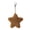 Khaki, variant on Mini Plush Five-pointed Star Keychain Cute Pendant Keyring Hanging Ornament