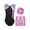 Pink, variant on Kids Girls 3Pcs Sleeveless Gymnastics Ballet Leotard with Shorts Headband Set Dance Workout Blue Green 8