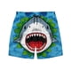 thumbnail image 4 of Pantalones de Baño de Cintura Elástica de los Hombres Divertido Impresión Doble Bolsillo Cinco Puntos Pantalones Cortos de Playa de Verano Seco Rápido, 4 of 9