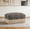 Khaki+Black, variant on Leopard Print Chenille Ottoman - Brown and Black Upholstered Foot Rest Stool for Living Room, Bedroom, Entryway, Modern Animal Print Accent Furniture