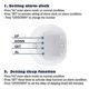 thumbnail image 2 of Creative Round Colorful Alarm Clock Calendar Ball Night Light Alarm Clock Bed Children Alarm Clock, 2 of 5