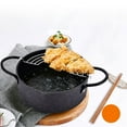 Deep Fryer Wok Detachable Fryer Chicken Wings Fryer Omlettee Pan