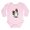 Petal Pink, variant on CafePress - Tricolor Papillon Long Sleeve Infant Bodysuit - Long Sleeve Cotton Baby Bodysuit