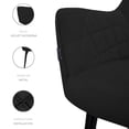 thumbnail image 4 of SET DE 2 SILLAS VELVET MODERNAS PARA COMEDOR MARCA GRAVITA, 4 of 7