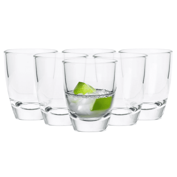 Juego de 6 Tequileros de Vidrio Borgonovo Alpi 60 ml