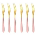 thumbnail image 1 of 6Pcs Forks, Mini Forks for Oyster and Shellfish, Appetizers Tasting Forks, Cocktail Fruit Forks, 1 of 6