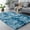Navy blue, variant on Wiipahome 5ft x 8ft Shaggy Area Rugs for Bedroom Living Room, Fluffy Rug Plush Decorative Rug for Indoor Home Floor Carpet