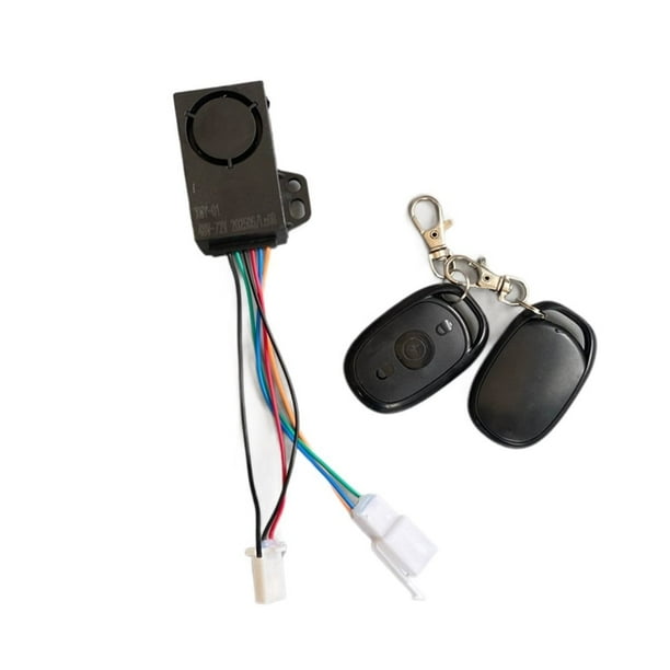 Bocina para VehíCulos EléCtricos de Dos y Ruedas, 48/60 V, Accesorios para AutomóViles y Motocicletas, Color Negro.