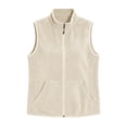 thumbnail image 7 of Enjoytime Fleece Vest for Women Stand Collar Sleeveless Zip Up Gilet Plus Size Lightweight Casual Warm Jacket with Pockets, 7 of 7
