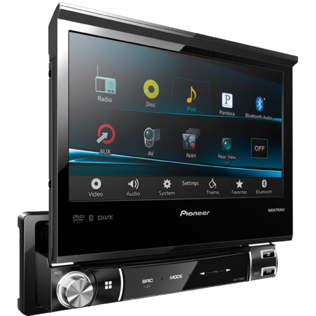 Pioneer AVHX7500BT Car DVD Player, 7" Touchscreen LCD, 169, Single