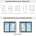 thumbnail image 3 of Window Slide Kit Plate Exhaust Hose Air Conditioner Window Vent Kit with Adaptor Portable Air Conditioner Spare Parts, 3 of 4