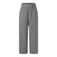 thumbnail image 3 of WILLBEST Pantalones Casuales de Mujer, de Moda, con Cintura Elástica, Color Liso, Holgados, de Pierna Recta y Bolsillos, para Mayor Comodidad y Versatilidad En el Día a Día. Extra Grande, 3 of 4