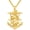 D, variant on Patron Saint Necklace for Men, 14K Gold Plated St. Michael Medal, Protection Amulet Jewelry Gift