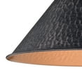 thumbnail image 6 of Vaxcel Outland 1 Light Black Gold Farmhouse Outdoor Barn Dome Pendant, 6 of 6