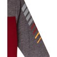 thumbnail image 3 of Athletic Works Baby and Toddler Boy Active Shirt and Tricot Jogger Pant Outfit Set, 2-Piece, Sizes 12M-5T, 3 of 3