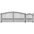 thumbnail image 2 of ALEKO Paris Style Steel Swing Dual Driveway 14 ft. with Pedestrian Gate, 2 of 12
