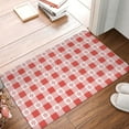 thumbnail image 4 of Disketp Checkered Christmas With Snowflakes Mat for Front Door Outside - Doormat Outdoor Entrance - Welcome Mats Outdoor,Outside Entry and Outdoor Entrance 16''x24'', 4 of 7