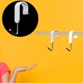 thumbnail image 2 of Uxcell Wardrobe Kitchen Plastic S Shaped Hang Hooks White Polish 19mm Diameter 7pcs, 2 of 7