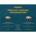 thumbnail image 3 of Caja de seguridad para armas SnapSafe Treklite XL de policarbonato con cerradura con llave, 3 of 7