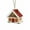 .Multicolor, variant on Glowing Christmas House Wooden Room Decor Xmas Light up Ornament Home Decor Christmas Decorations