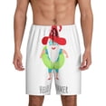 thumbnail image 3 of Lsque Hello Summer Gnome 2 Mens Sleep Pajama Shorts,Short Pajama Pants, Cotton Ultra-Soft Knit-3X-Large, 3 of 9