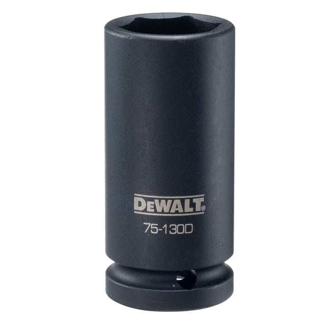 Empalme de impacto DEWALT DWMT75130B, 3/4, profundidad, 6 puntos, 27 mm
