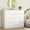 White 8 Drawers, variant on DRNANLIT 8 Drawers Dresser for Bedroom, Modern Wood Chest of Drawers, Tall Storage Organizer Dresser for Closet, Living Room, Hallway,Black
