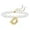 Bracelet D, variant on Bubble Letter bracelet For Women, Balloon Initial 14k Gold Plated Pearl Chain Alphabet Pendant Charm Simple Adjustable Gift Jewelry