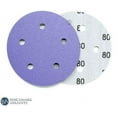 thumbnail image 3 of Benchmark Abrasives 5" Premium Ceramic 5 Holes Film Backed Hook and Loop Discs (50Pack) - 320 Grit, 3 of 6
