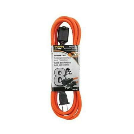 

Power Zone OR481608 Prime Wire & Cable SJTW Extension Cord 8 L