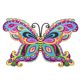 thumbnail image 1 of Wdftyju Kit de papel tapiz de mariposa de color 5D, pintura de diamante DIY, pegatinas de pared (HH019) Wdftyju 6aa2hh7xj2et1bn6D05, 1 of 8