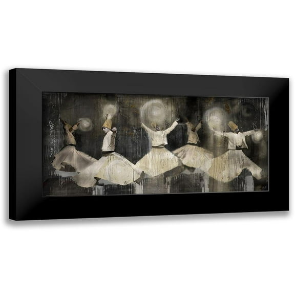 Wiley, Marta 14x9 Black Modern Framed Museum Art Print Titled - Sufi Dancer Male