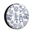 thumbnail image 1 of Balery World Travel2 Cubiertas para Neumáticos - Protector Resistente para Neumáticos de Camioneta, SUV, Remolque, Camper y RV-14 inch, 1 of 6