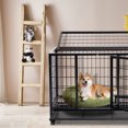 thumbnail image 6 of ZephyPaws 36 Inch Heavy Duty Dog Cage for Large Dog,Escape-Proof Kennel Crate,Pet Playpen with Wheel, 6 of 6