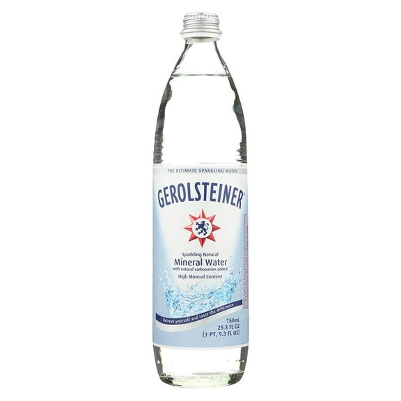 Pack of 15 Gerolsteiner Mineral Water (25.26 Fl Oz Each)