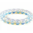 thumbnail image 2 of K-KED Natural 6/8/10/12/14mm Brazilian Opal Moonstone Round Gems Beads Bangle Bracelet-8 mm, 2 of 6