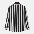 thumbnail image 5 of Men's Summer New Loose Print Long Sleeve Shirt Cardigan Beach Shirt3XL, 5 of 5