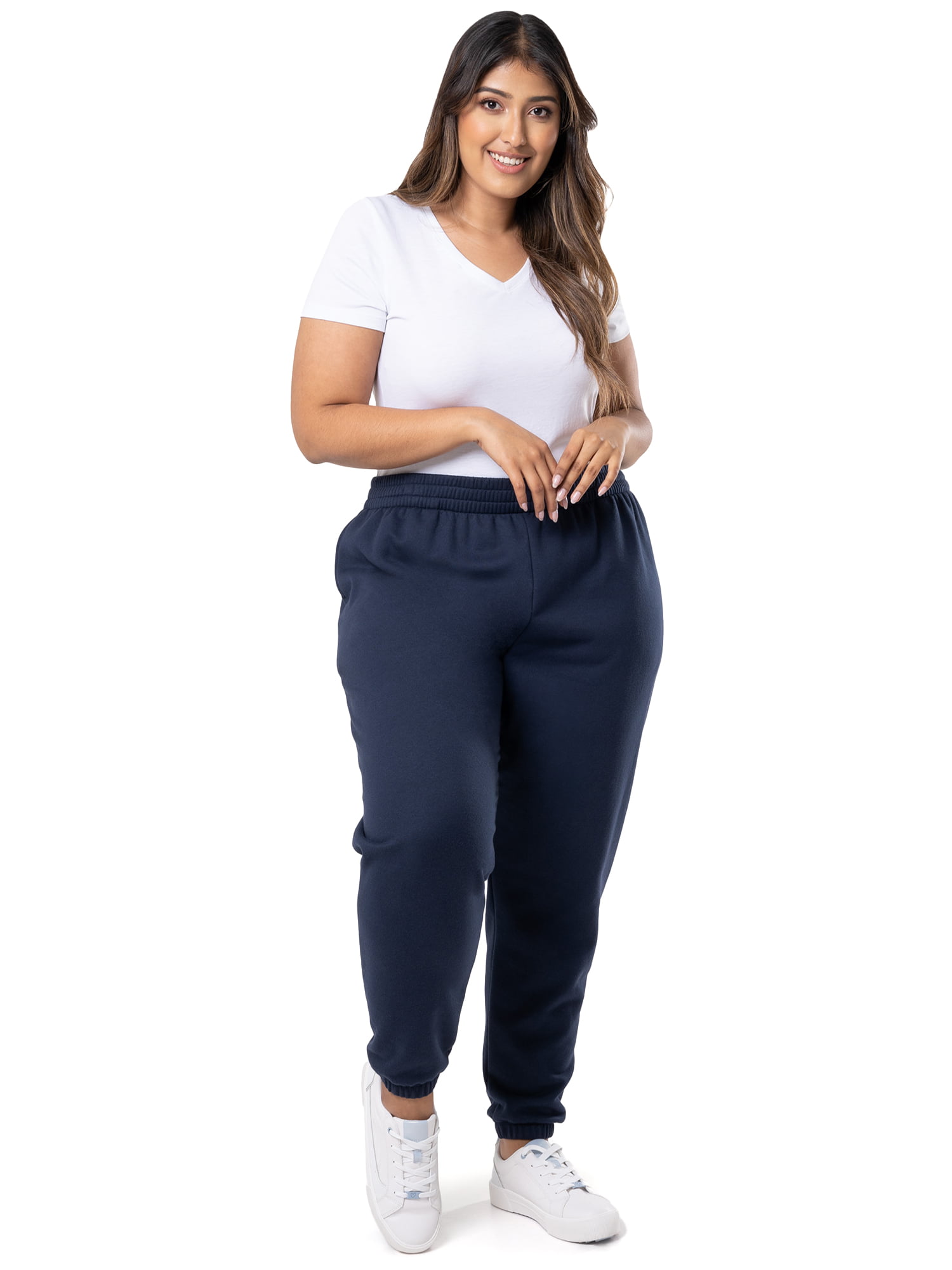Women's Plus Size Terra Sky Lounge Sweat Pants Green Size OX/14W