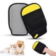thumbnail image 1 of 2 guantes de depilación para mascotas, guantes para quitar el pelo de perros y gatos con agujero para el pulgar para un mejor ajuste, herramienta reutilizable de depilación para mascotas, 1 of 7