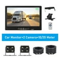 thumbnail image 2 of Car Monitor Rear View Backup Camera Aviation Head Lights Night Vision Waterproof Camera 4Pin Truck For Bus Car Excavator ,Clear Night Vision, 2 of 7