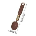 thumbnail image 2 of TUITOONM Digital Spoon Scale Electronic Measuring Spoon 0.1g High Precision Kitchen Baking Coffee Food Weight Scale, 2 of 3