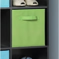 thumbnail image 3 of ClosetMaid Cubeicals Fabric Drawer, Open Storage Organizing Bin, Green (2 Pack), 3 of 6