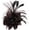 Brown, variant on Elegant Flower Brooch for Women Wedding Party Dance Banquet Pins Feather Flower Fascinator Lady Floral Hairpins Dress Suit Lapel Pin Ceremony Accessories Corsage Brooches Vintage Jewelry Gifts