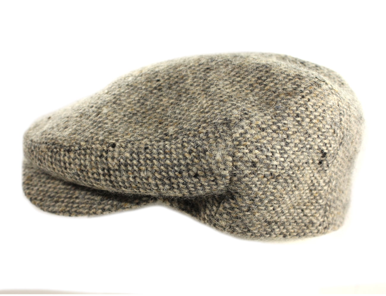 New Ivy Cap 100 Wool Tweed Tan Fleck Made in Ireland Jonathan