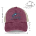 thumbnail image 2 of Salty Wine Red Hat Adjustable Funny Fashion Unisex Baseball Cap for Men Women, 2 of 7